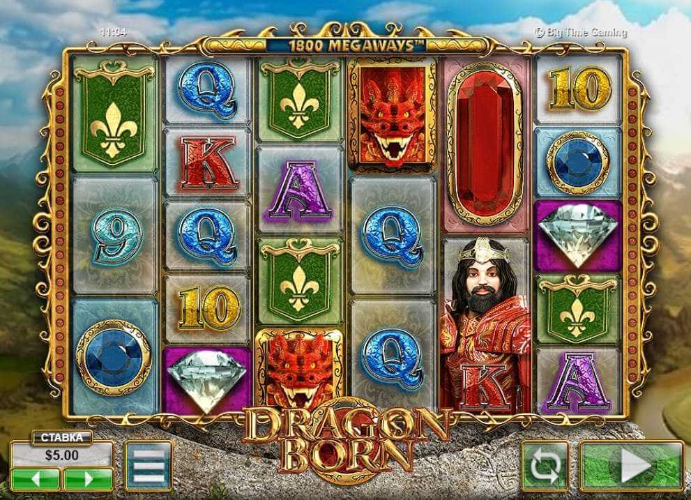 Игровой автомат Dragon Born в онлайн казино Плей Фортуна